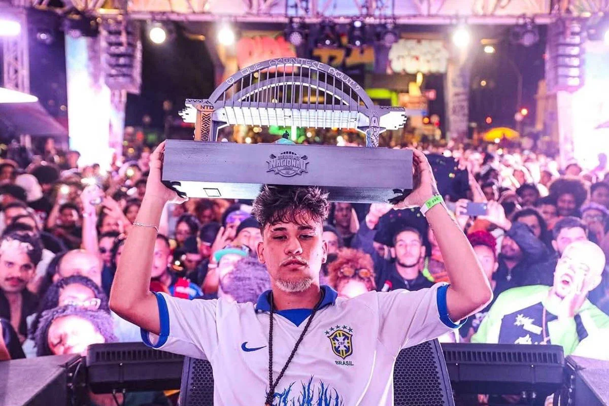 Japa conquista o título do Duelo Nacional de MC's -  (crédito: Cadu Passos)