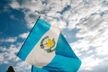 Bandeira da Guatemala - (crédito: Shalom de León Unsplash) Bandeira da Guatemala - (crédito: Shalom de León Unsplash)