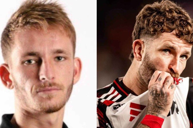 Aparência de Leo Pereira vira chacota na web após vitória do Flamengo -  (crédito: Reprodução/Instagram)