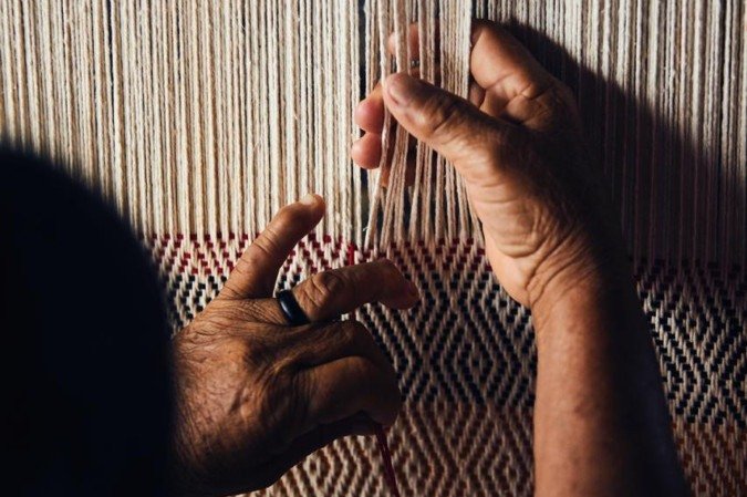 De volta ao território tradicional, os Panará desenvolveram sofisticado artesanato  -  (crédito: Loiro Cunha/Divulgação)