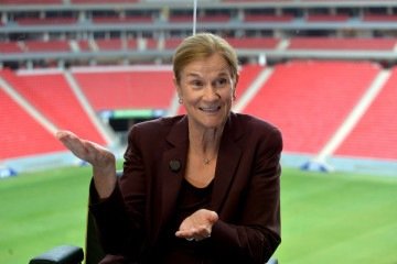 02/12/2025. Ed Alves CB/DA Press. Esportes.Entrevista com Jill Ellis - Tecnica de Futebol Bicampeã e Diretora de Futebol da Fifa. - (crédito: Ed Alves CB/DA Press) 02/12/2025. Ed Alves CB/DA Press. Esportes.Entrevista com Jill Ellis - Tecnica de Futebol Bicampeã e Diretora de Futebol da Fifa. - (crédito: Ed Alves CB/DA Press)