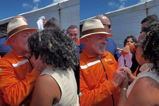 Adriana Samico encontra presidente Lula em Pernambuco - (crédito: Reprodução/Instagram ) Adriana Samico encontra presidente Lula em Pernambuco - (crédito: Reprodução/Instagram )