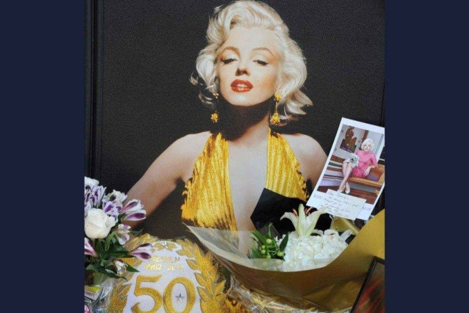 Marilyn Monroe foi encontrada morta, em agosto de 1962 -  (crédito: AFP PHOTO / ROBYN BECK)