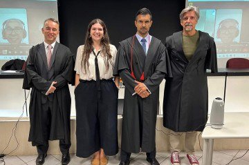 A jurista Mariana Murta defende tese de doutorado 