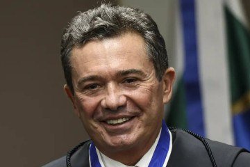 Vital do Rêgo ressaltou o apoio que recebe de seu vice e dos membros e servidores do Tribunal -  (crédito: Marcelo Camargo / Agência Brasil)