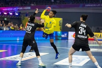 Seleção Brasileira vence a Coreia do Sul e fica mais próxima de avançar às quartas de final do Mundial de Handebol -  (crédito: Bruno Ruas / Ruas Mídia / CBHb)