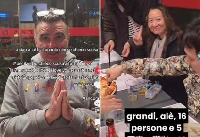 Vídeo foi publicado e posteriormente excluído das redes sociais do gerente -  (crédito: Reprodução/LaNazione) -Vídeo foi publicado e posteriormente excluído das redes sociais do gerente -  (crédito: Reprodução/LaNazione)