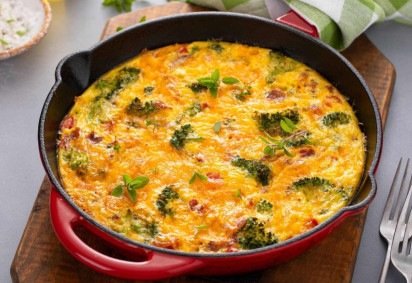 Omelete de forno (Imagem: Nadezhda Nesterova | Shutterstock)  -  (crédito: EdiCase) -Omelete de forno (Imagem: Nadezhda Nesterova | Shutterstock)  -  (crédito: EdiCase)