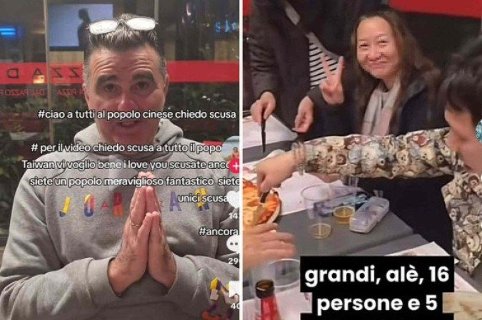 Vídeo foi publicado e posteriormente excluído das redes sociais do gerente -  (crédito: Reprodução/LaNazione)