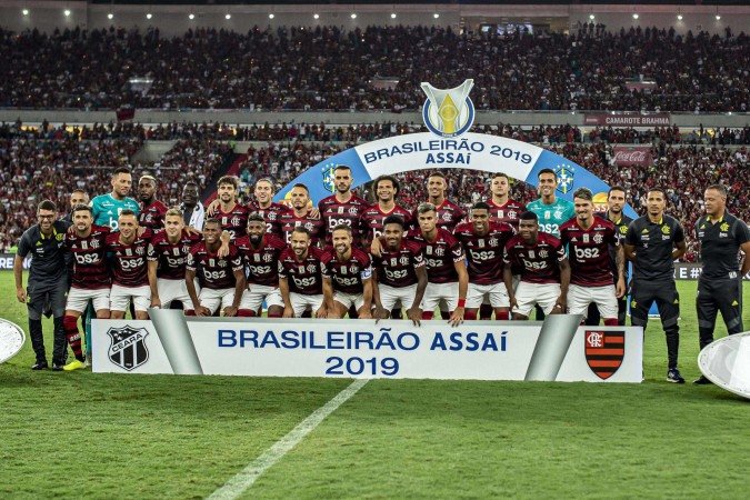 Do elenco de 2019, apenas Filipe Luís, Rodrigo Caio, Bruno Henrique e Arrascaeta ainda são vinculados ao Flamengo - (crédito: Marcelo Cortes/Flamengo) Do elenco de 2019, apenas Filipe Luís, Rodrigo Caio, Bruno Henrique e Arrascaeta ainda são vinculados ao Flamengo - (crédito: Marcelo Cortes/Flamengo)