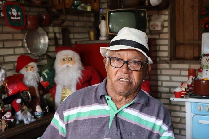  Manoel Quirino tem 80 anos e vive no Lar dos Velhinhos Bezerra de Menezes há 14   