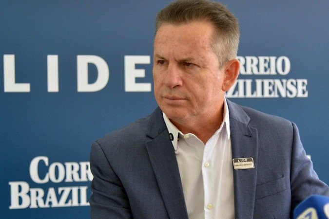 Mauro Mendes (União Brasil) discursou na conclusão do 5º Brasília Summit Lide — Correio Braziliense, nesta quarta-feira (3/12) - (crédito: Ed Alves/C.B/D.A Press) Mauro Mendes (União Brasil) discursou na conclusão do 5º Brasília Summit Lide — Correio Braziliense, nesta quarta-feira (3/12) - (crédito: Ed Alves/C.B/D.A Press)