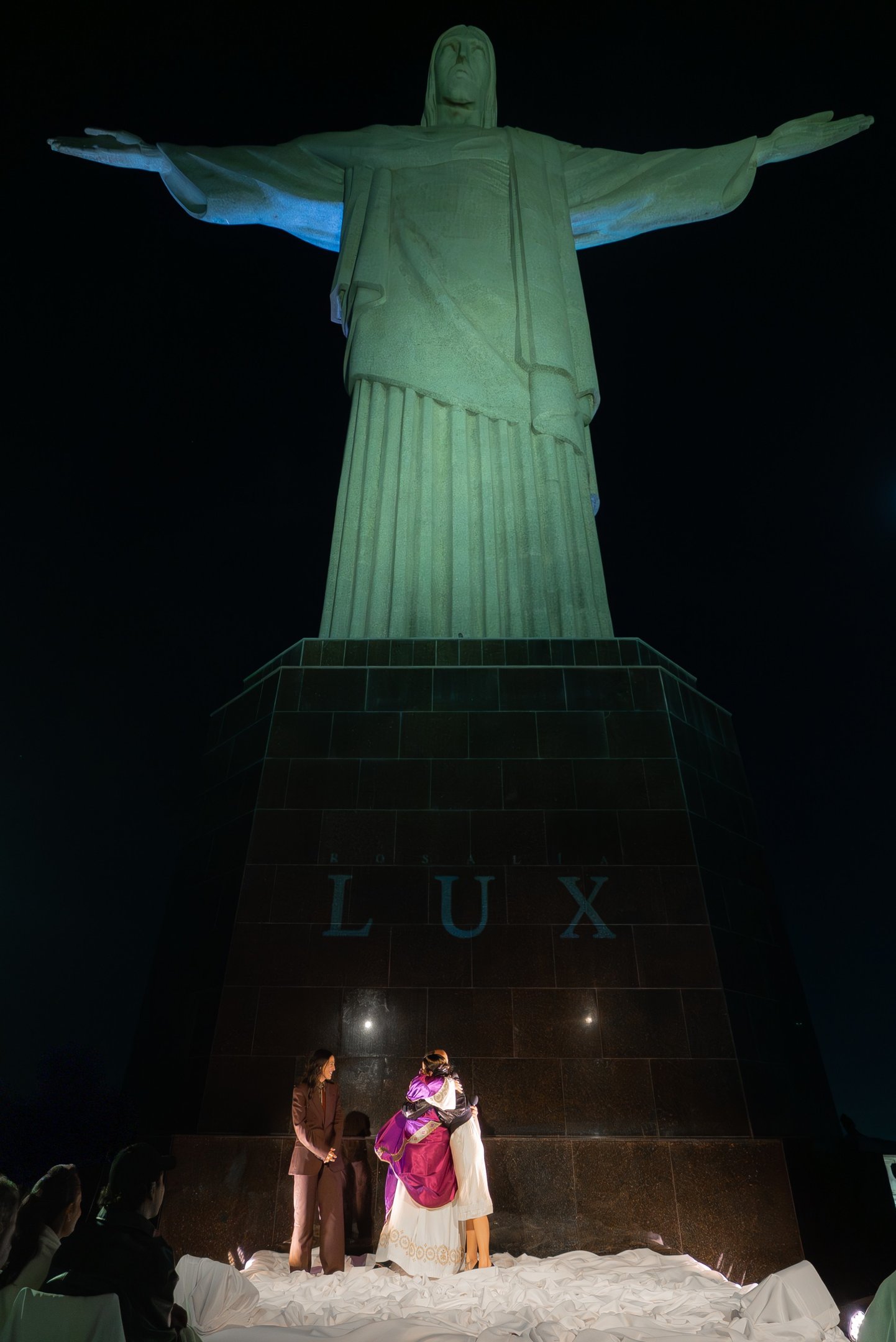 Rosalía no Cristo Redentor 