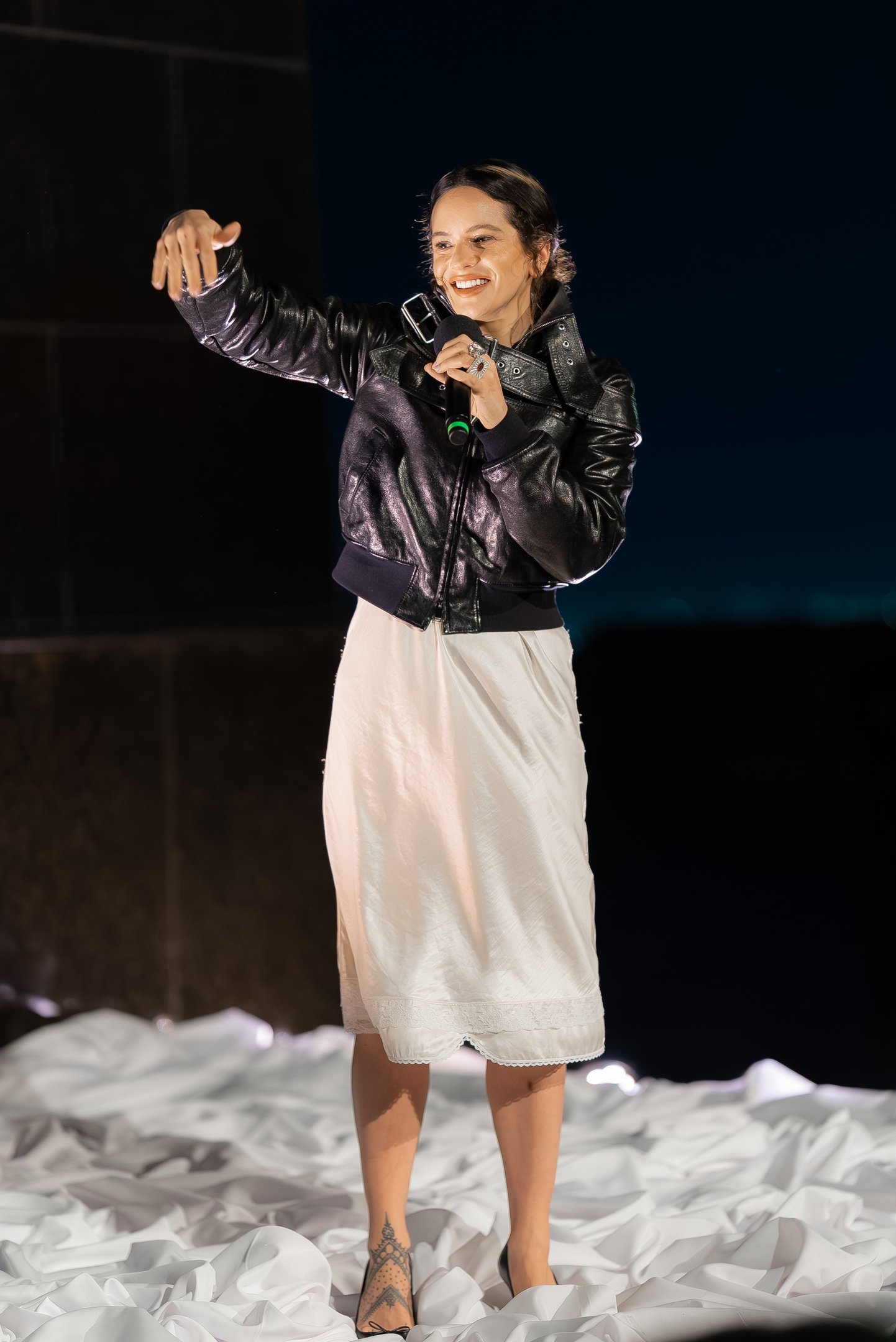 Rosalía no Cristo Redentor 