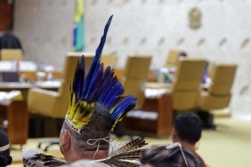 Movimento dos povos originários sustenta que temas de tamanha relevância e impacto social exigem debate presencial, transparente e com plena possibilidade de participação - (crédito: Rosinei Coutinho / STF) Movimento dos povos originários sustenta que temas de tamanha relevância e impacto social exigem debate presencial, transparente e com plena possibilidade de participação - (crédito: Rosinei Coutinho / STF)