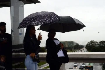 Índice de 2025 é 19,7 mm acima da média recente
 -  (crédito: Minervino J&uacute;nior/CB/D.A.Press)