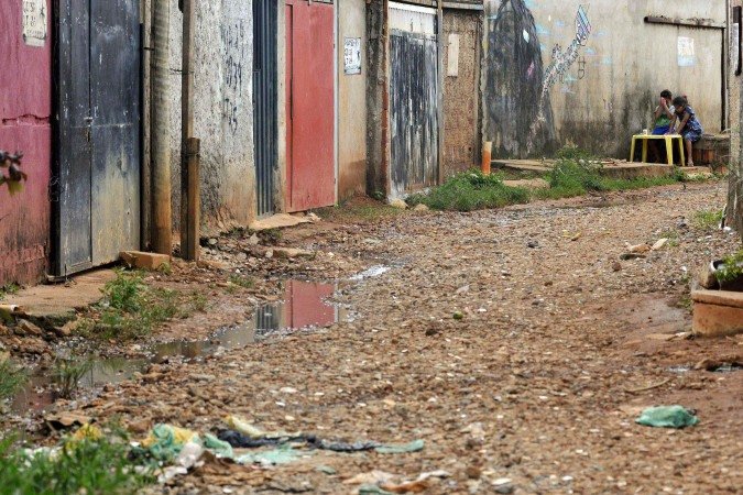  04/12/2025 Crédito: Marcelo Ferreira/CB/D.A Press. Brasil. Brasília - DF -  Regularização fundiaria. Cidade Estrutural, Vila Santa Luzia.