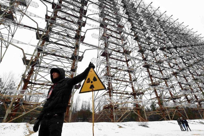 Cidades inteiras precisaram ser abandonadas após o desastre da usina nuclear de Chernobyl, em 1986 -  (crédito: Getty Images)