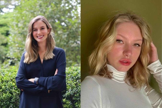 Luana Lopes Lara (esquerda) e Livia Voigt (direita) são, respectivamente, a bilionária mais jovem a construir a própria fortuna e a bilionária mais jovem do mundo -  (crédito: Reprodução/Instagram)