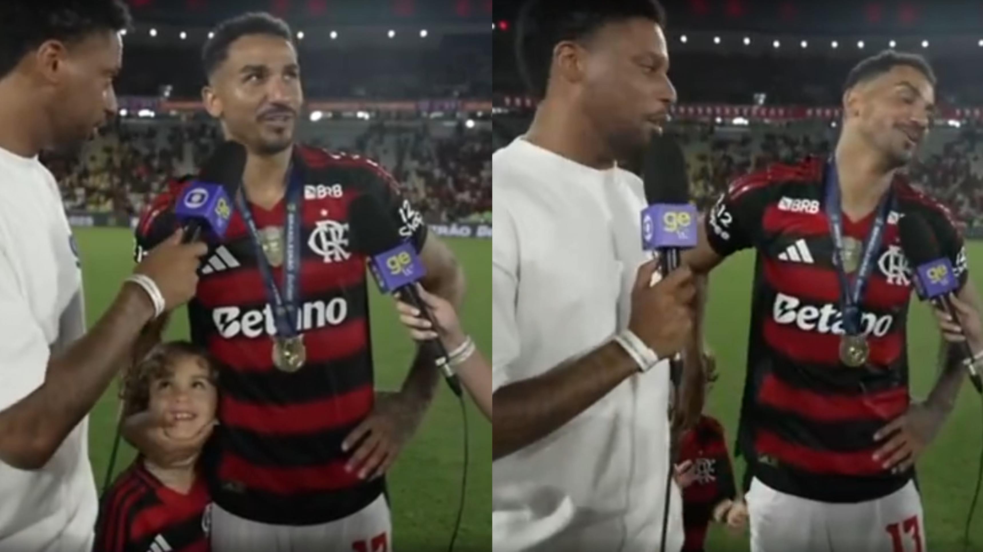 Filho de Danilo, do Flamengo, choca ao revelar torcida para time rival