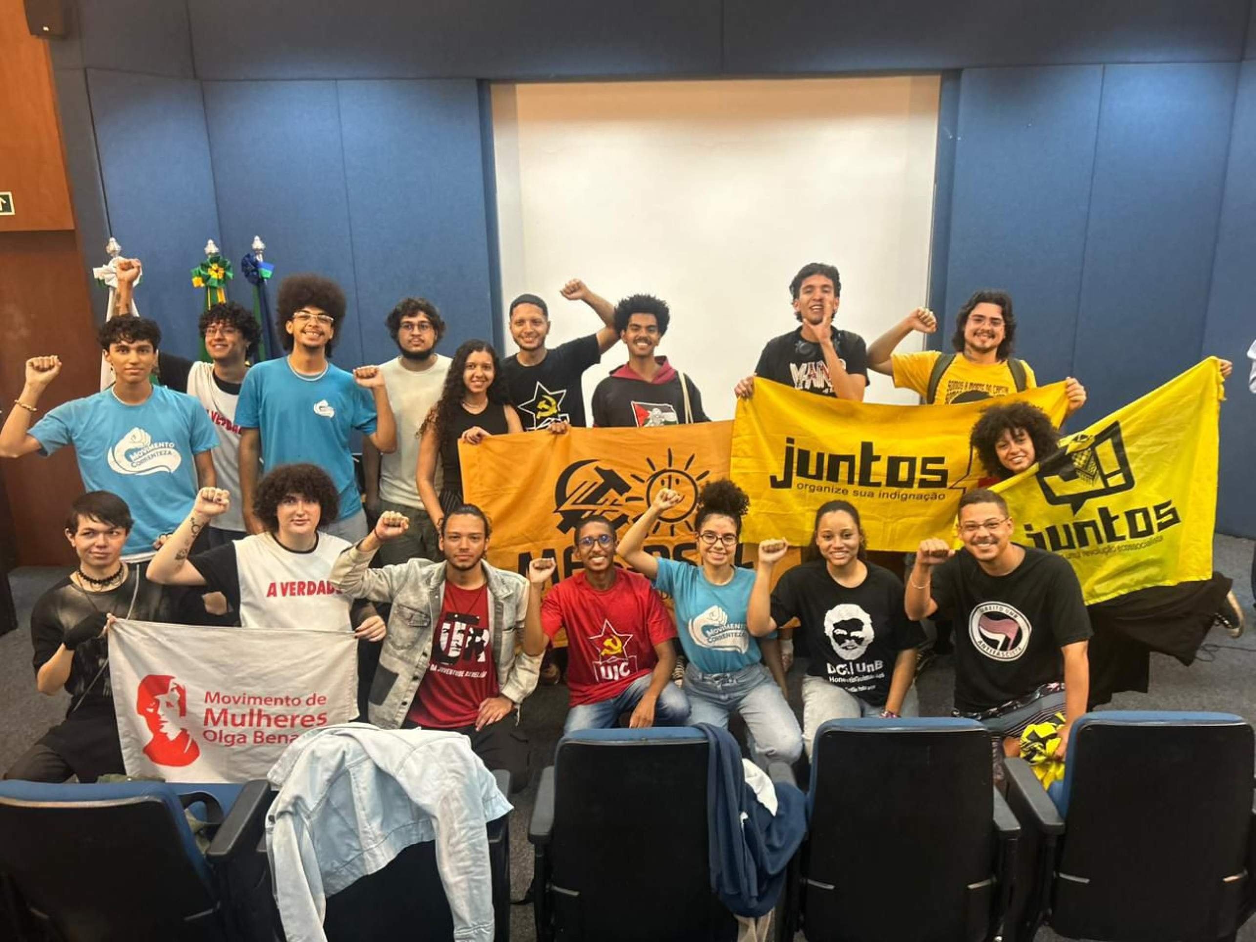 Estudantes do movimento estudantil 