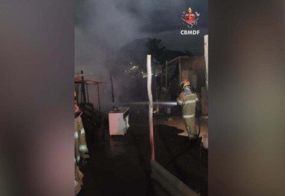 Incêndio destrói habitação em Planaltina