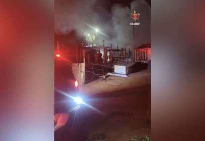 Incêndio destrói habitação em Planaltina