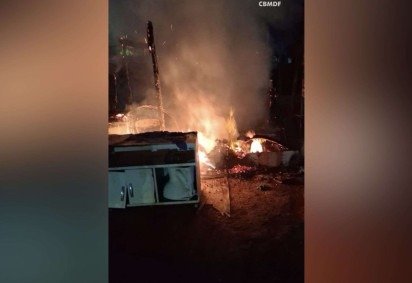 Incêndio destrói habitação em Planaltina