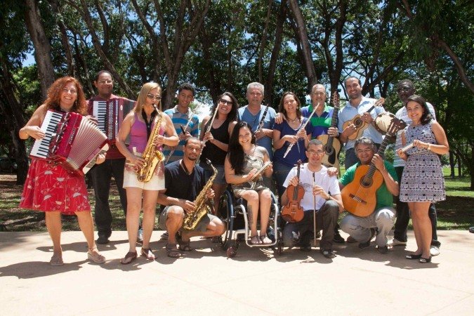 Os alunos da Escola de Choro se apresentam em shows abertos à comunidade - (crédito: Renata Samarco) Os alunos da Escola de Choro se apresentam em shows abertos à comunidade - (crédito: Renata Samarco)