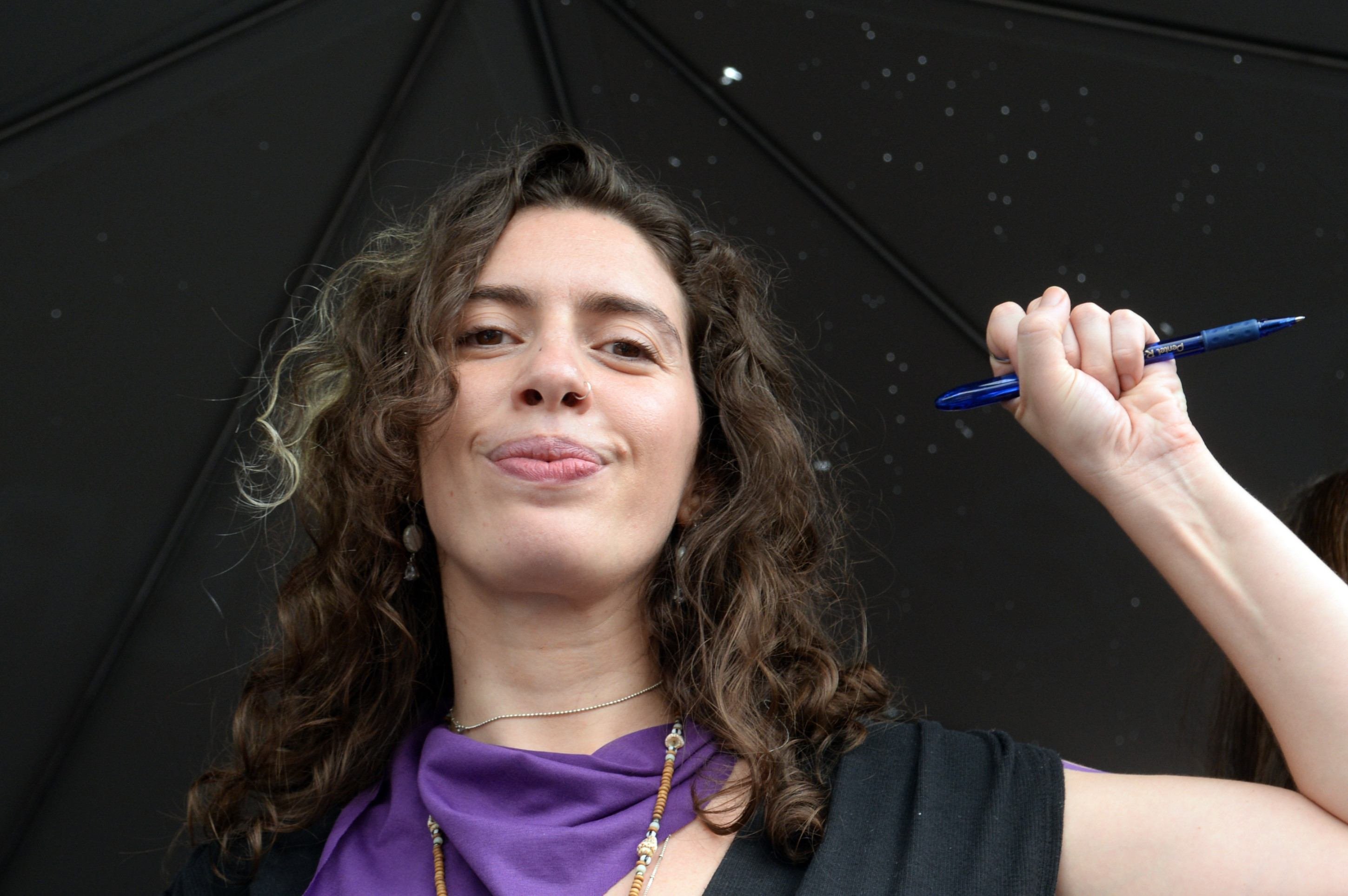  Ana Carolina Tessmann, coordenadora do Levante Mulheres Vivas no DF, destaca 