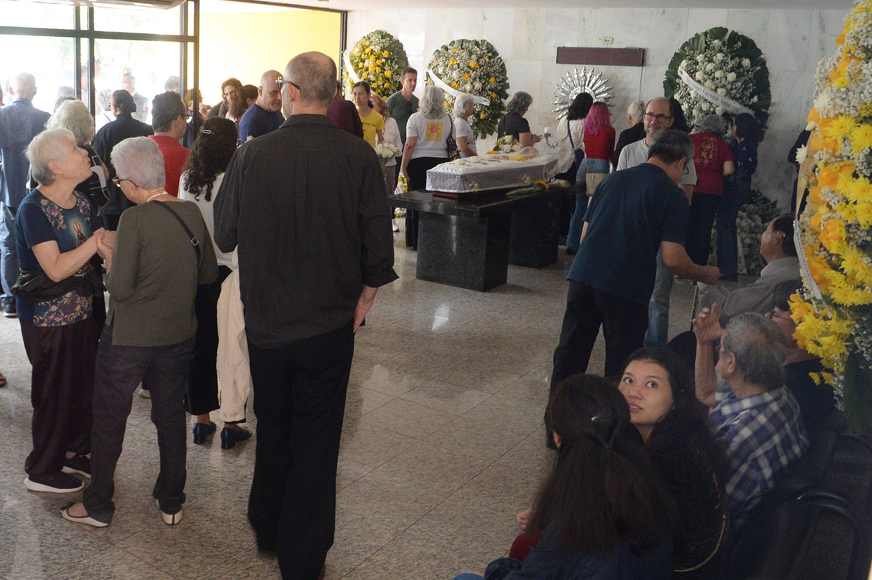  07/12/2025 Crédito: Marcelo Ferreira/CB/D.A Press. Brasil. Brasília - DF -  Centério Campo da Esperança da Asa Sul, enterro do Mestre Woo.