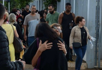 No Centro Universitário de Brasília (CEUB), era previsto que 5.700 candidatos fizessem a avaliação -  (crédito: Marcelo Ferreira/CB/D.A Press)