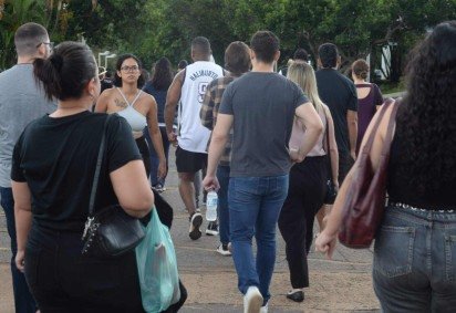 O Distrito Federal, que concentra o maior número de classificados, reúne também o maior polo de aplicação: 5.700 candidatos realizam o exame no Centro Universitário de Brasília (CEUB) -  (crédito: Marcelo Ferreira/CB/D.A Press)