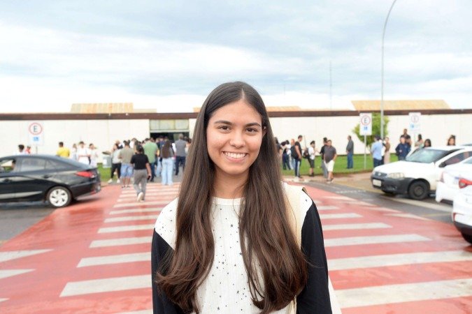 Isabela Baliza achou que a prova superou suas expectativas