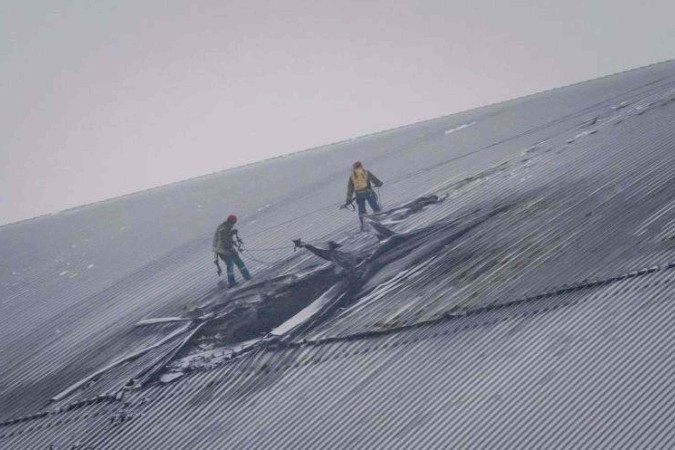 Escudo de proteção de Chernobyl 'perdeu função de segurança' após ataque com drone, diz ONU - (crédito: BBC Geral) Escudo de proteção de Chernobyl 'perdeu função de segurança' após ataque com drone, diz ONU - (crédito: BBC Geral)