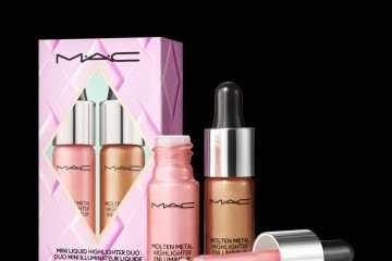 Kit Iluminador Líquido Mini Duo MAC Holiday (R$ 349) - (crédito: .) Kit Iluminador Líquido Mini Duo MAC Holiday (R$ 349) - (crédito: .)