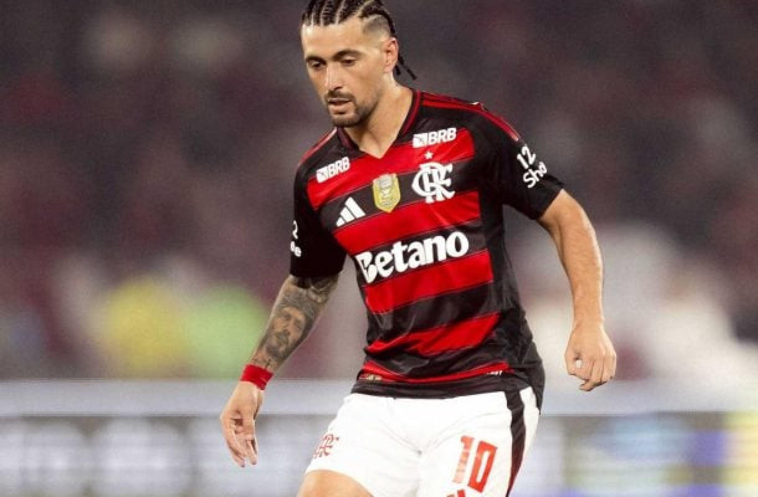 O meia-atacante uruguaio do Flamengo, Giorgian Arrascaeta -  (crédito: Foto: Gilvan de Souza/Flamengo)