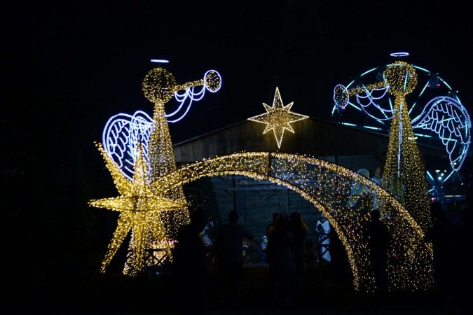 Complexo natalino conta com diversas atrações lúdicas