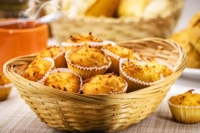 Queijadinha (Imagem: RHJPhtotos | Shutterstock) - (crédito: EdiCase) Queijadinha (Imagem: RHJPhtotos | Shutterstock) - (crédito: EdiCase)