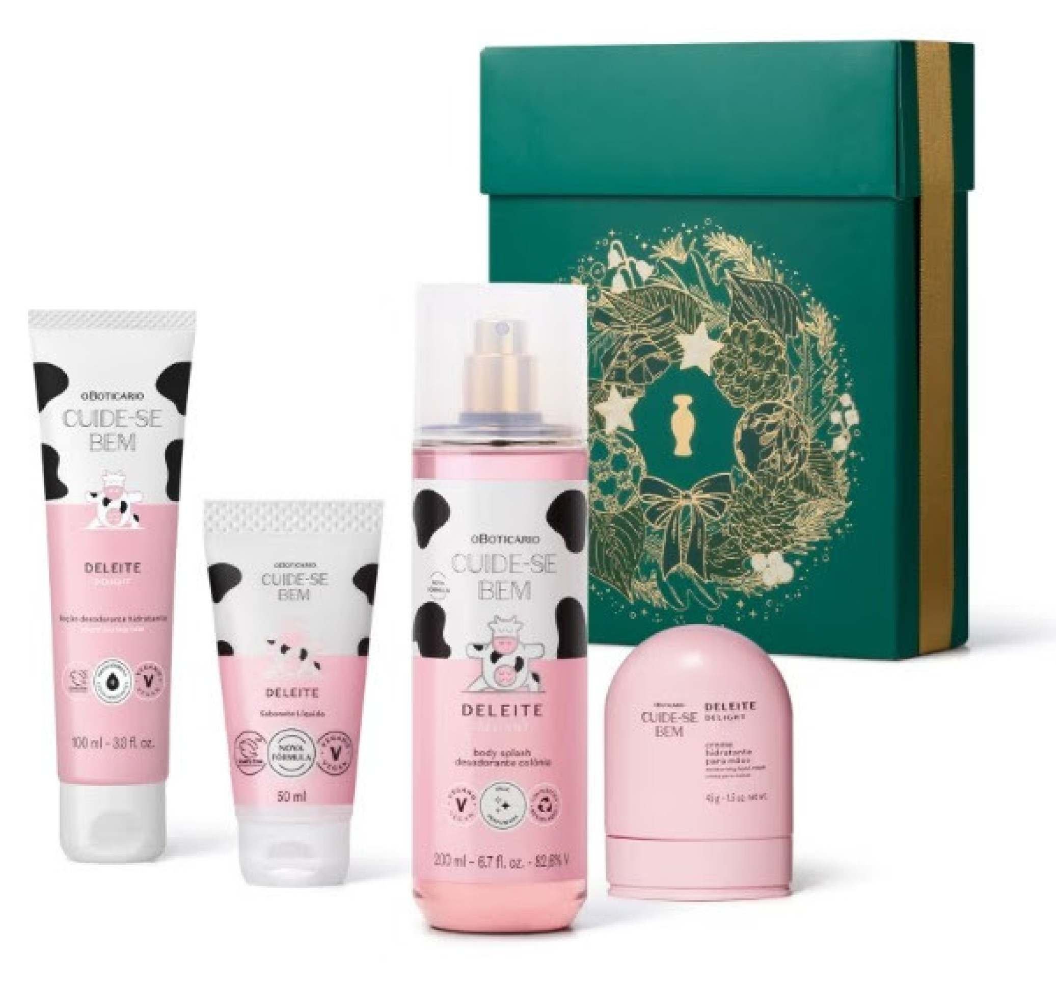 Botic&aacute;rio Kit Presente Cuide-se Bem Deleite (R$134,90)