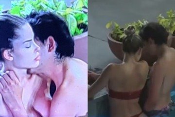 Dudu Camargo tenta esquentar clima com Saory e web reage: 'Ela gelada' - (crédito: Reprodução/Record) Dudu Camargo tenta esquentar clima com Saory e web reage: 'Ela gelada' - (crédito: Reprodução/Record)