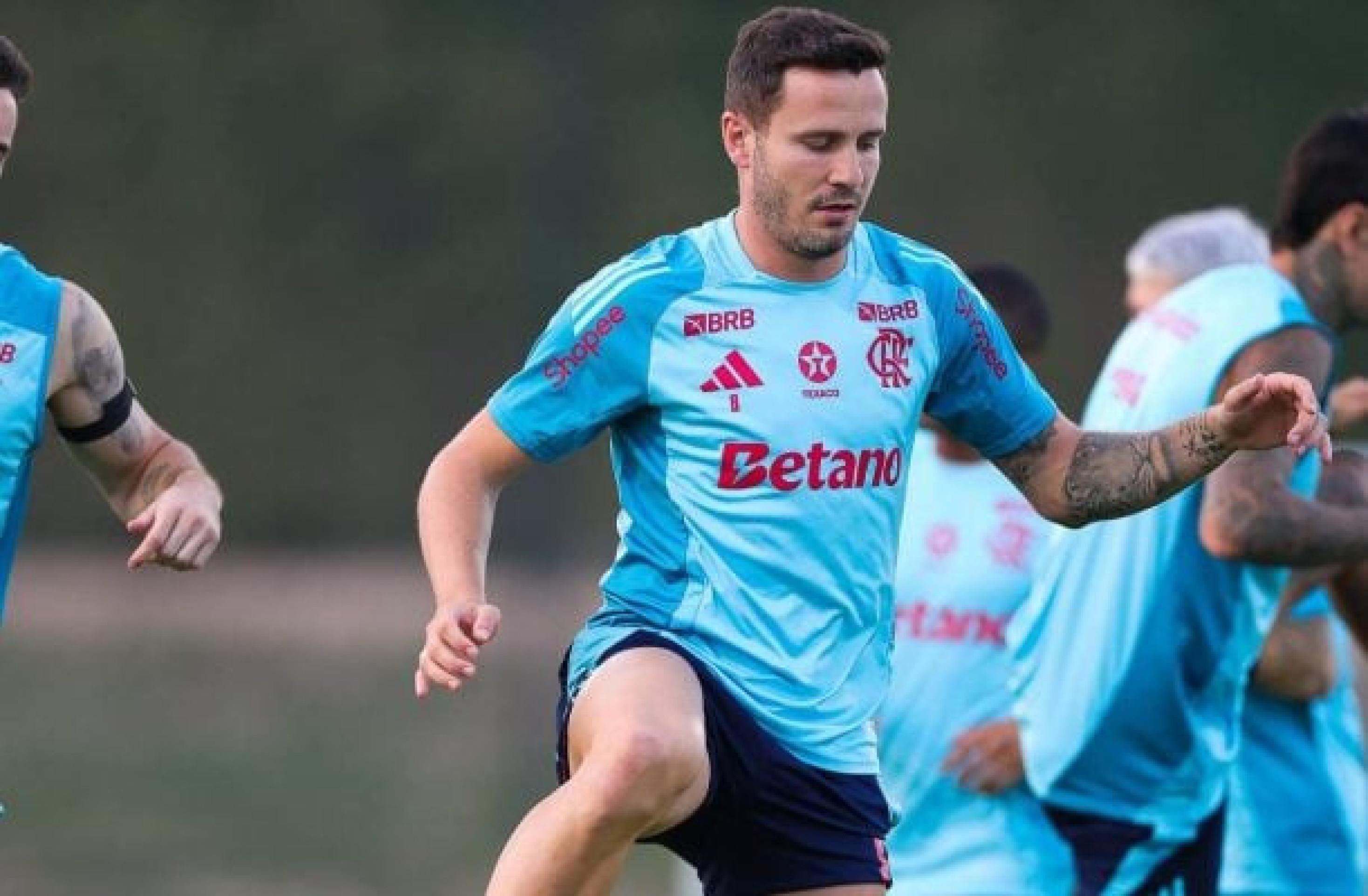 Saúl, meio-campista espanhol do Flamengo - (crédito: Foto: Gilvan de Souza/Flamengo) Saúl, meio-campista espanhol do Flamengo - (crédito: Foto: Gilvan de Souza/Flamengo)