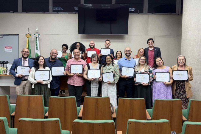 CEd. 104 recebe homenagem da Câmara Legislativa do DF -  (crédito: Assessoria Gabriel Magno)