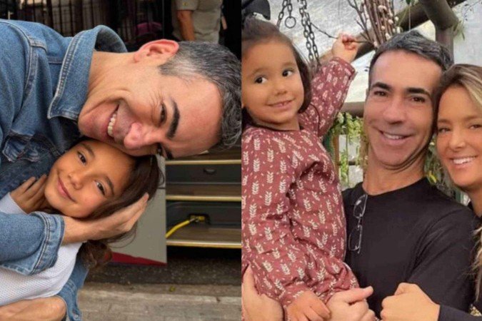 Filha caçula de César Tralli tem sofrido com ausência do pai; entenda -  (crédito: Reprodução/Instagram)