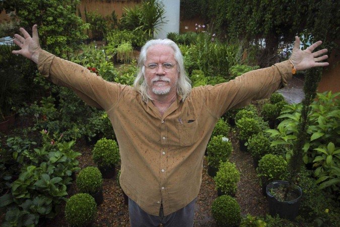 Nicolas Behr, organizador da feirinha - (crédito: Andre Borges/ Agência Brasília) Nicolas Behr, organizador da feirinha - (crédito: Andre Borges/ Agência Brasília)