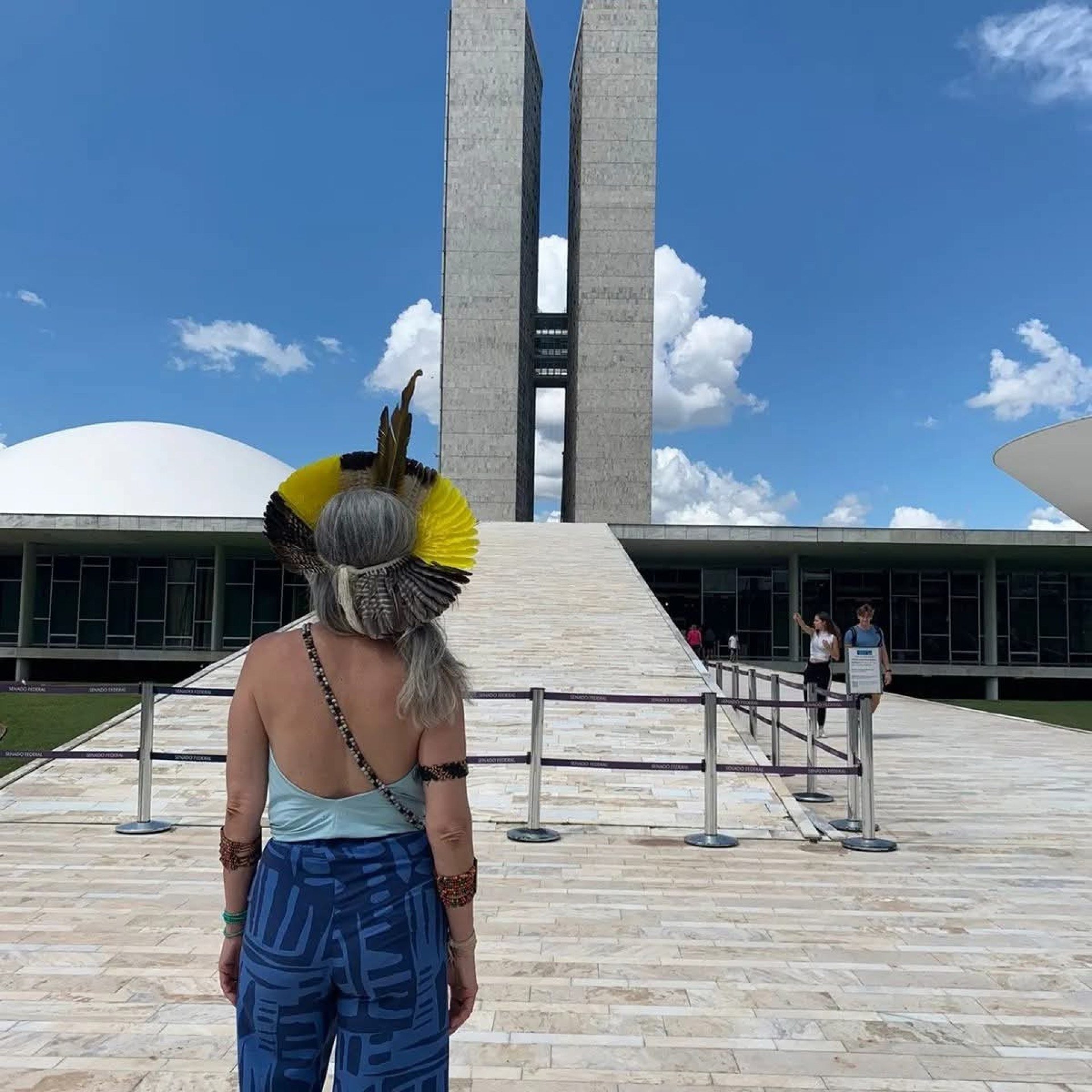 Em visita a Brasília, Silvia conheceu o Congresso Nacional em 2023