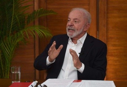 Em conversa com jornalistas, o petista destacou o peso político do diálogo direto entre os dois países e defendeu uma retomada do entendimento entre Brasília e Washington -  (crédito:  Gladyston Rodrigues/EM) -Em conversa com jornalistas, o petista destacou o peso político do diálogo direto entre os dois países e defendeu uma retomada do entendimento entre Brasília e Washington -  (crédito:  Gladyston Rodrigues/EM)