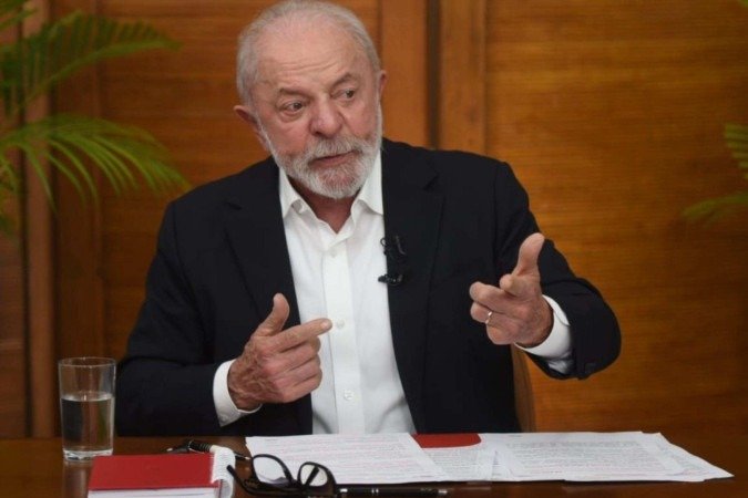 Presidente Lula durante entrevista ao EM Minas, programa do Estado de Minas, Portal Uai e TV Alterosa. - (crédito: Gladyston Rodrigues/EM/D.A Press) Presidente Lula durante entrevista ao EM Minas, programa do Estado de Minas, Portal Uai e TV Alterosa. - (crédito: Gladyston Rodrigues/EM/D.A Press)