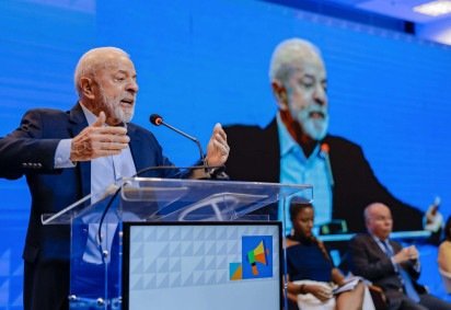 Presidente Lula na 13ª Conferência Nacional dos Direitos Humanos. -  (crédito: Ricardo Stuckert/PR) -Presidente Lula na 13ª Conferência Nacional dos Direitos Humanos. -  (crédito: Ricardo Stuckert/PR)