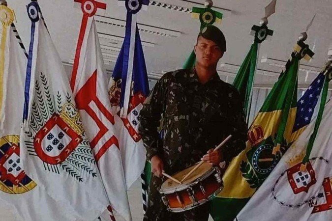  Kelvin Barros tem habeas corpus negado pelo STM. O soldado confessou ter matado a cabo Maria de Lourdes -  (crédito: Reprodu&ccedil;&atilde;o/Redes Sociais  )